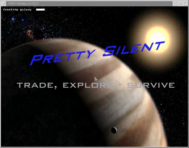 Opening Screen of Pretty Silent